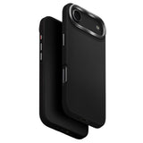Husa de protectie UNIQ Lyden Leatherette compatibil cu iPhone 17 Air, Negru