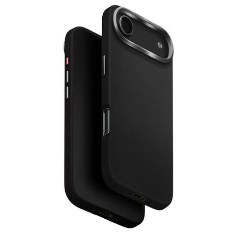 Husa de protectie UNIQ Lyden Leatherette compatibil cu iPhone 17 Air, Negru