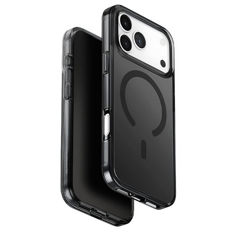Husa de protectie UNIQ Clario MagClick™ Eco-Friendly compatibil cu iPhone 17 Pro Max, Negru