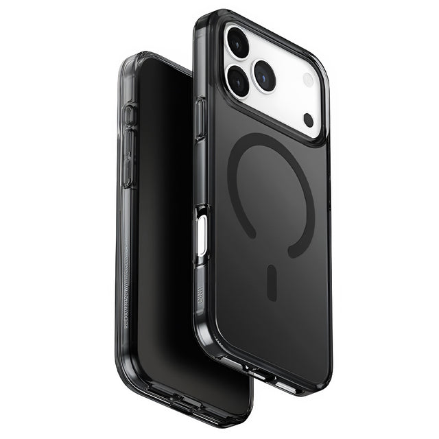Husa de protectie UNIQ Clario MagClick™ Eco-Friendly compatibil cu iPhone 17 Pro Max, Negru