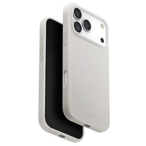 Husa de protectie UNIQ Lino MagClick™ compatibil cu iPhone 17 Pro Max, Mist Grey