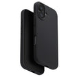 UNIQ Husa de protectie UNIQ Lino MagClick™ compatibil cu iPhone 17, Negru Antracit