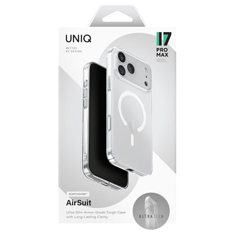Husa de protectie UNIQ AirSuit MagClick compatibil cu iPhone 17 Pro, Transparent