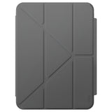 Husa de protectie tableta UNIQ Camden Click compatibil cu iPad 11 (2025), Gri