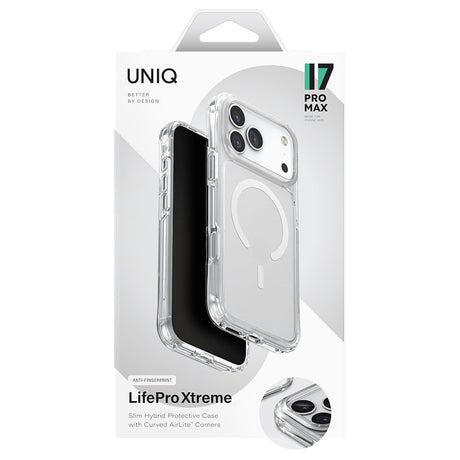 Husa de protectie UNIQ LifePro Xtreme MagClick compatibil cu iPhone 17 Pro, Transparent