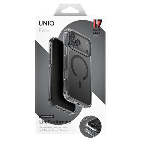 Husa de protectie UNIQ LifePro Xtreme MagClick compatibil cu iPhone 17 Pro, Negru