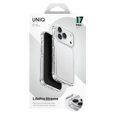 Husa de protectie UNIQ LifePro Xtreme compatibil cu iPhone 17 Pro, Transparent