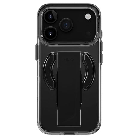 Husa de protectie UNIQ Heldro Air MagClick compatibil cu iPhone 17 Pro Max, Negru / Gray