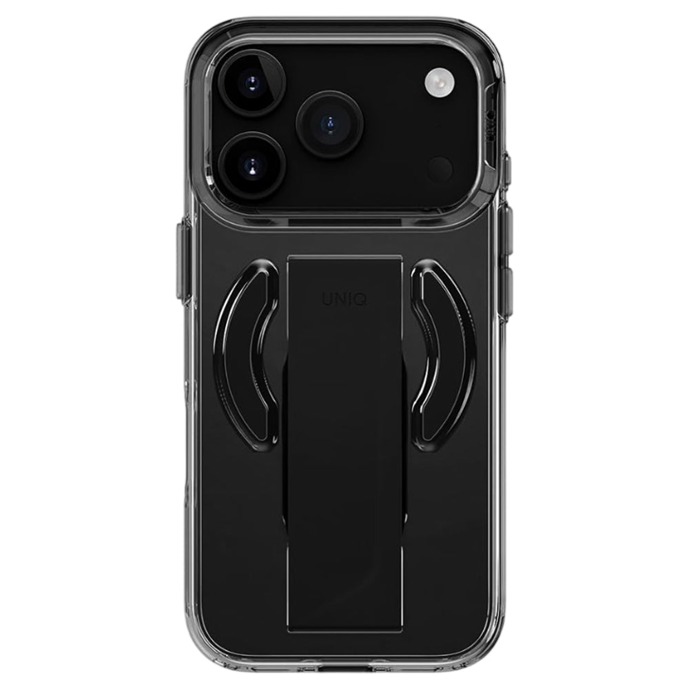 Husa de protectie UNIQ Heldro Air MagClick compatibil cu iPhone 17 Pro, Negru / Gray