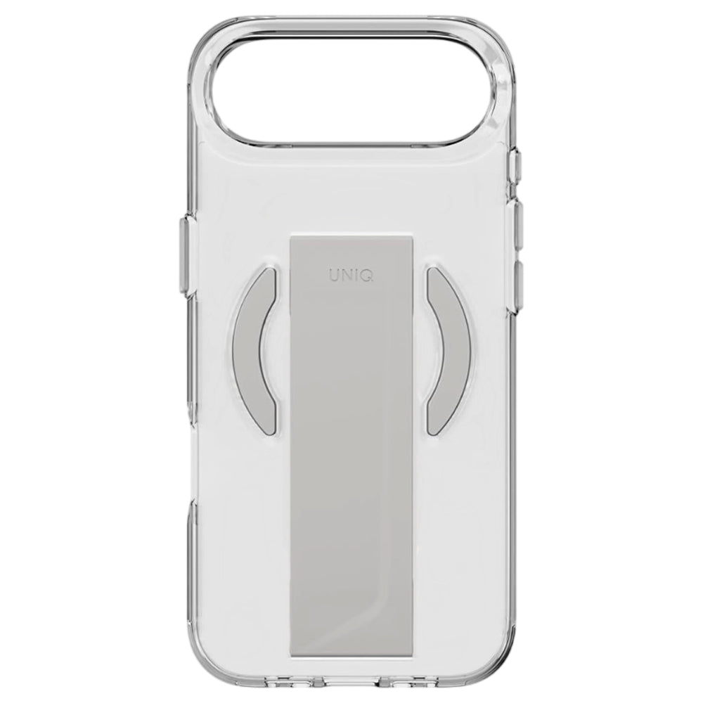 Husa de protectie UNIQ Heldro Air MagClick compatibil cu iPhone 17 Pro, Transparent / Gray