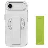 Husa de protectie UNIQ Heldro Air MagClick compatibil cu iPhone 17 Pro, Transparent / Gray