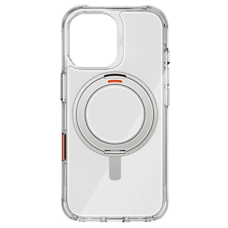 Husa de protectie UNIQ Swivix 360° Kickstand compatibil cu iPhone 17, Argintiu