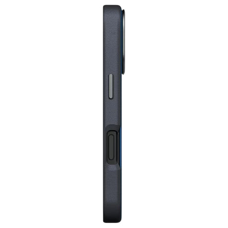 Husa de protectie UNIQ Lyden Leatherette compatibil cu iPhone 17 Pro, Albastru / Black