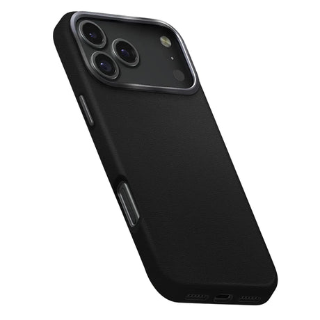 Husa de protectie UNIQ Lyden Leatherette compatibil cu iPhone 17 Pro Max, Negru