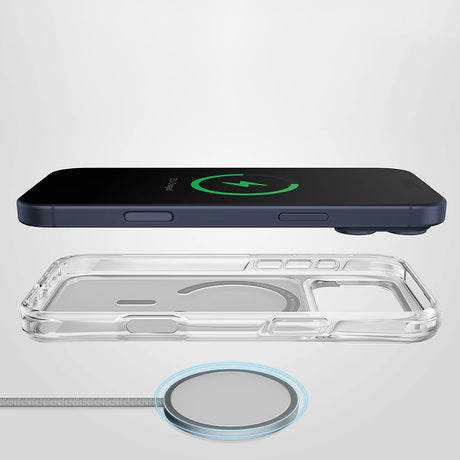 Husa de protectie UNIQ LifePro Xtreme MagClick compatibil cu iPhone 17 Air, Transparent