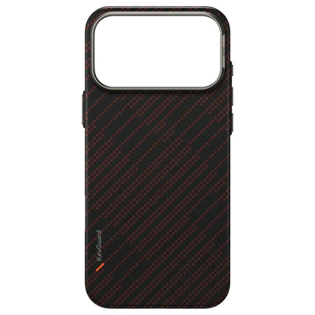 Husa de protectie UNIQ Keva Aramid compatibil cu iPhone 17 Pro Max, Silent Lava