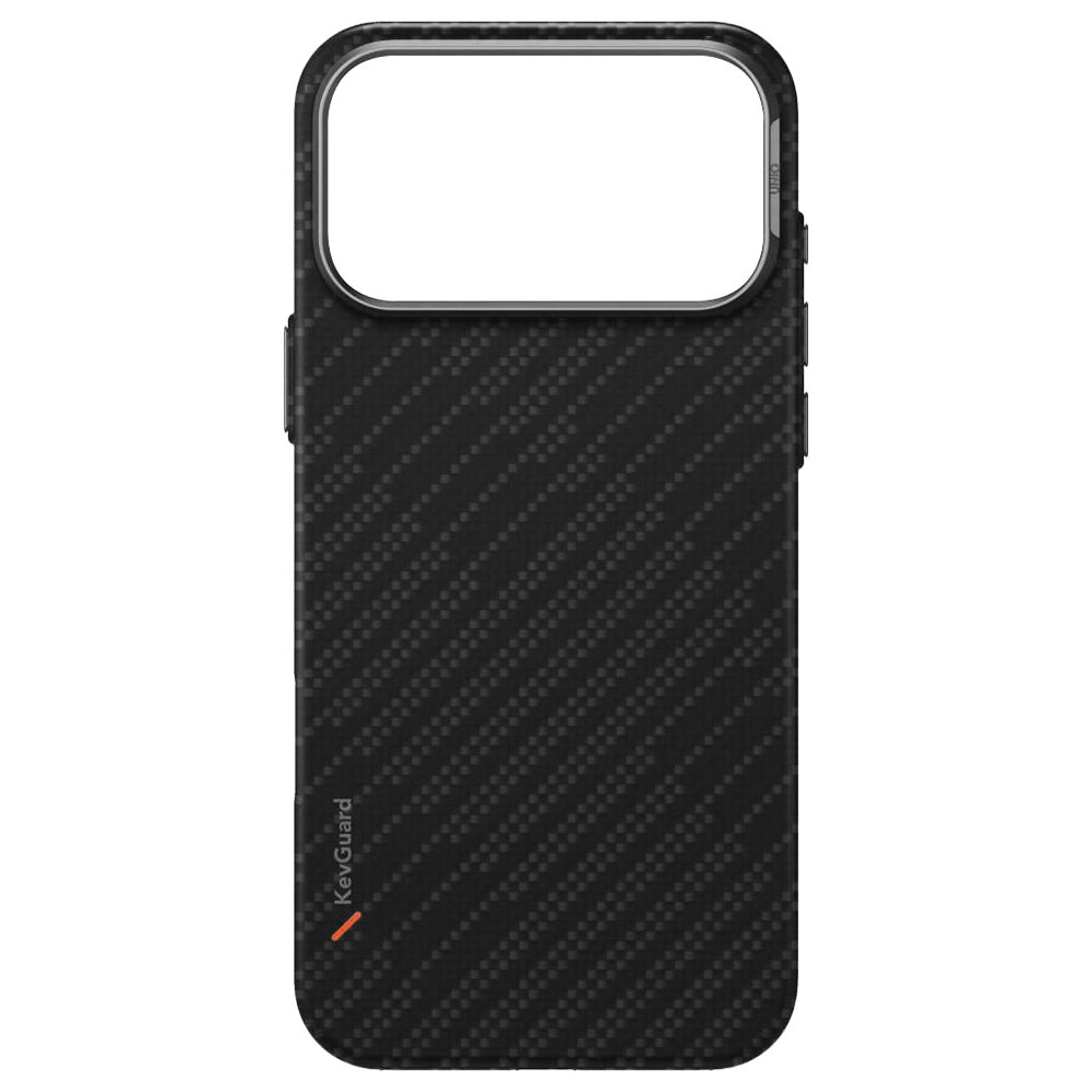 Husa de protectie UNIQ Keva Aramid compatibil cu iPhone 17 Pro Max, Grafit Trace