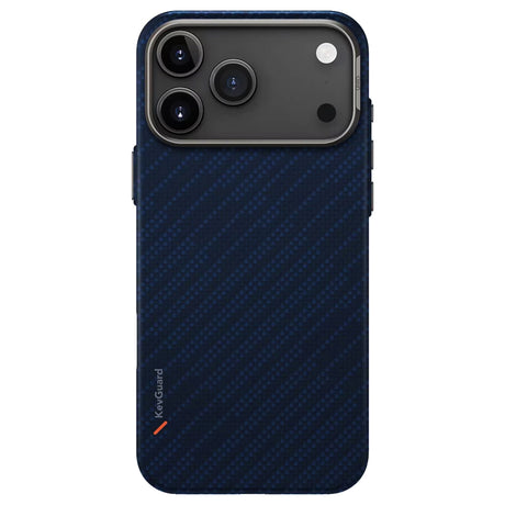 Husa de protectie UNIQ Keva Aramid compatibil cu iPhone 17 Pro, Frosted Denim