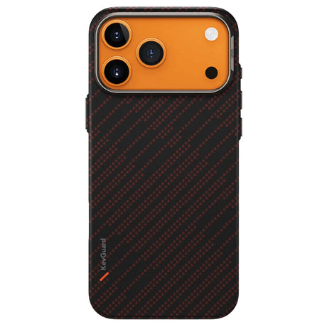 Husa de protectie UNIQ Keva Aramid compatibil cu iPhone 17 Pro, Silent Lava