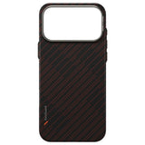 Husa de protectie UNIQ Keva Aramid compatibil cu iPhone 17 Pro, Silent Lava