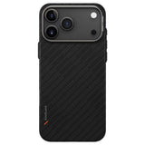 Husa de protectie UNIQ Keva Aramid compatibil cu iPhone 17 Pro, Grafit Trace