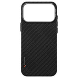 Husa de protectie UNIQ Keva Aramid compatibil cu iPhone 17 Pro, Grafit Trace