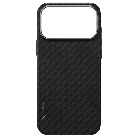 Husa de protectie UNIQ Keva Aramid compatibil cu iPhone 17 Pro, Grafit Trace