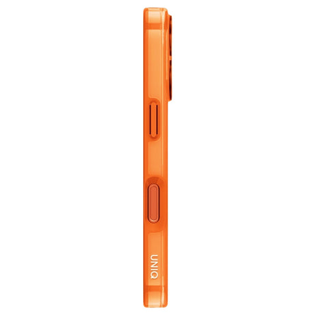 Husa de protectie UNIQ Clario MagClick™ Eco-Friendly compatibil cu iPhone 17 Pro, Portocaliu