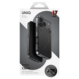 Husa de protectie UNIQ Clario MagClick™ Eco-Friendly compatibil cu iPhone 17 Pro Max, Negru