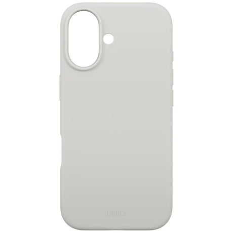 Husa de protectie UNIQ Lino MagClick™ compatibil cu iPhone 17, Mist Grey