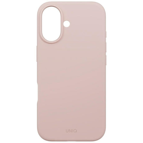 Husa de protectie UNIQ Lino MagClick™ compatibil cu iPhone 17, Roz Pudrat