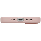 Husa de protectie UNIQ Lino MagClick™ compatibil cu iPhone 17, Roz Pudrat