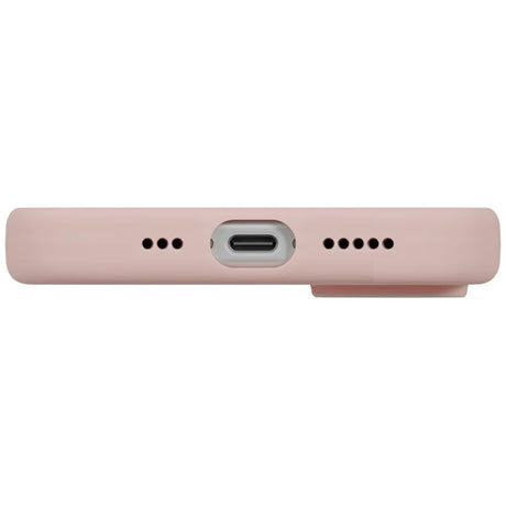 Husa de protectie UNIQ Lino MagClick™ compatibil cu iPhone 17, Roz Pudrat