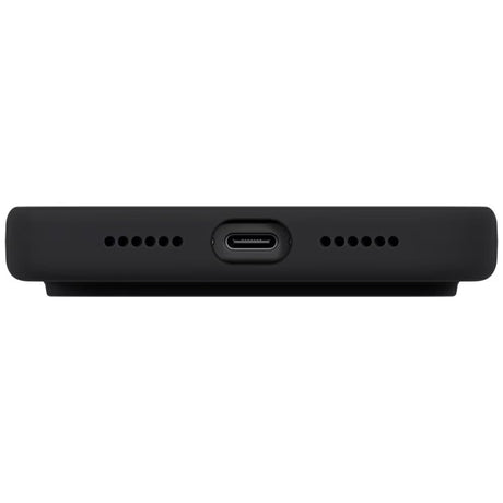 Husa de protectie UNIQ Lino MagClick™ compatibil cu iPhone 17, Negru Antracit