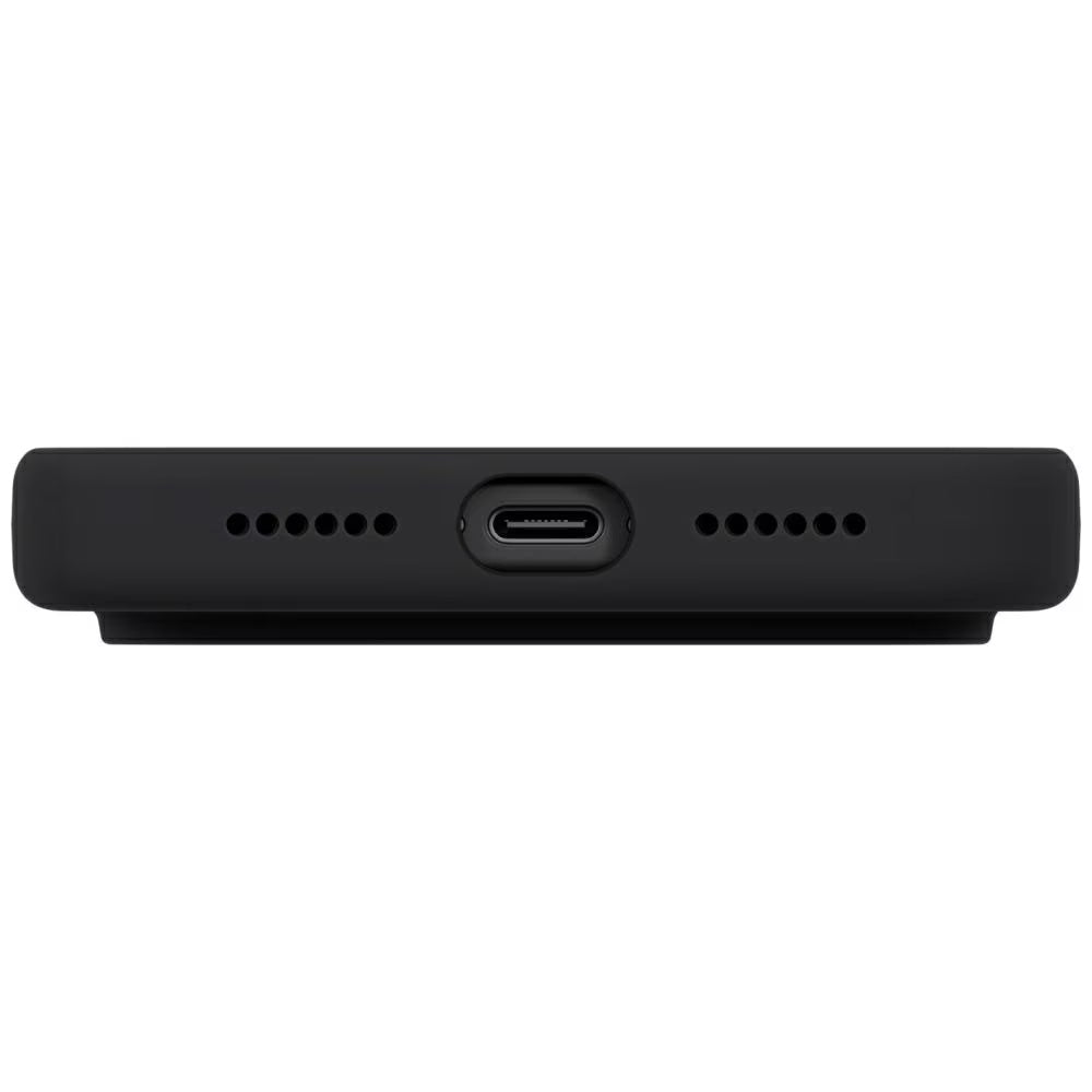 UNIQ Husa de protectie UNIQ Lino MagClick™ compatibil cu iPhone 17, Negru Antracit – imagine 5
