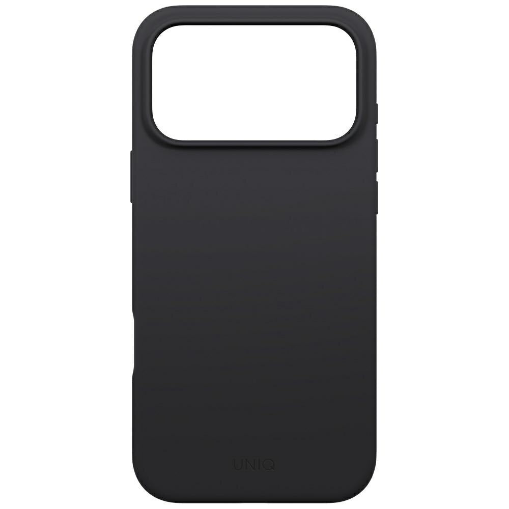 UNIQ Husa de protectie UNIQ Lino MagClick™ compatibil cu iPhone 17, Negru Antracit – imagine 3