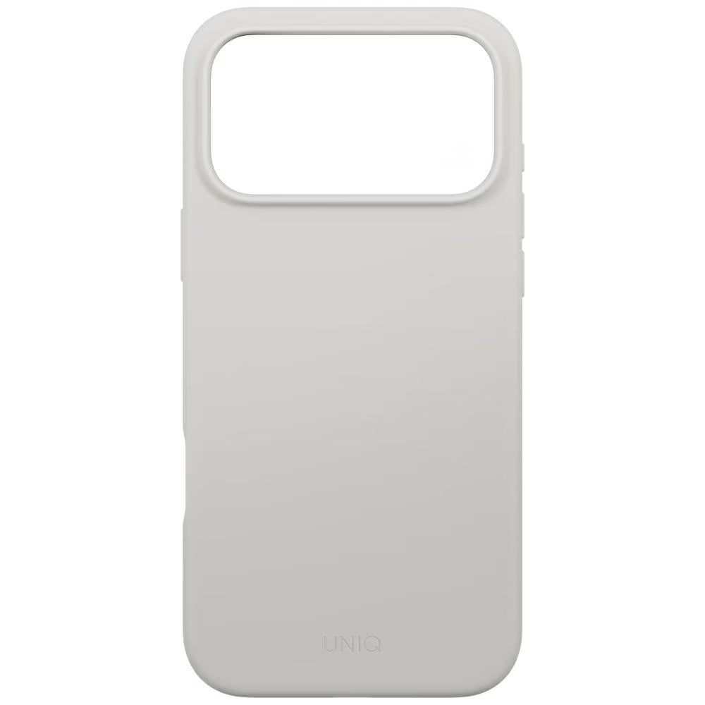 Husa de protectie UNIQ Lino MagClick™ compatibil cu iPhone 17 Pro Max, Mist Grey