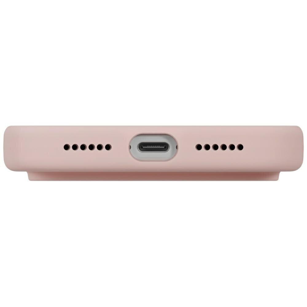 Husa de protectie UNIQ Lino MagClick™ compatibil cu iPhone 17 Pro Max, Roz Pudrat