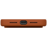 Husa de protectie UNIQ Lino MagClick™ compatibil cu iPhone 17 Pro, Burnt Sienna
