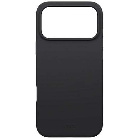 Husa de protectie UNIQ Lino MagClick™ compatibil cu iPhone 17 Pro, Negru Antracit