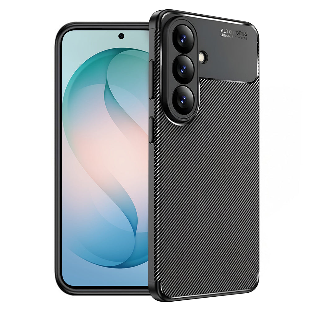 Husa de protectie Techsuit CarbonFiber compatibil cu Samsung Galaxy S26 Plus, Negru