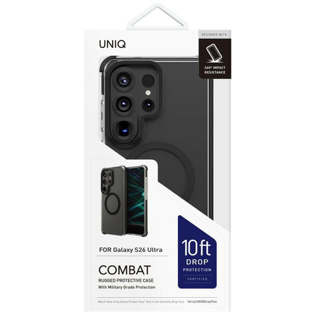 Husa de protectie UNIQ Combat MagClick compatibil cu Samsung Galaxy S26 Ultra, Negru