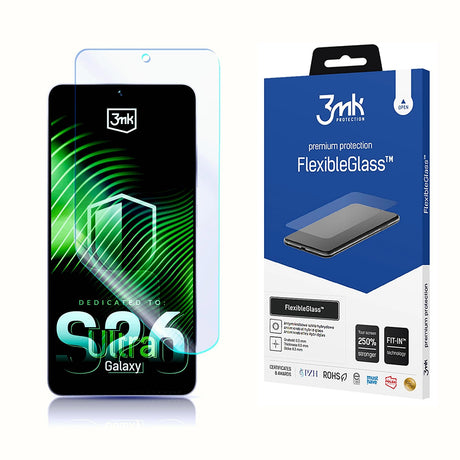 Folie de protectie 3mk FlexibleGlass compatibil cu Samsung Galaxy S26 Ultra, Transparent