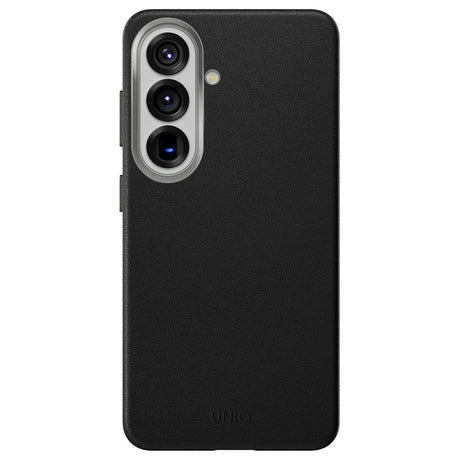 Husa de protectie UNIQ Lyden Leatherette compatibil cu Samsung Galaxy S26, Negru