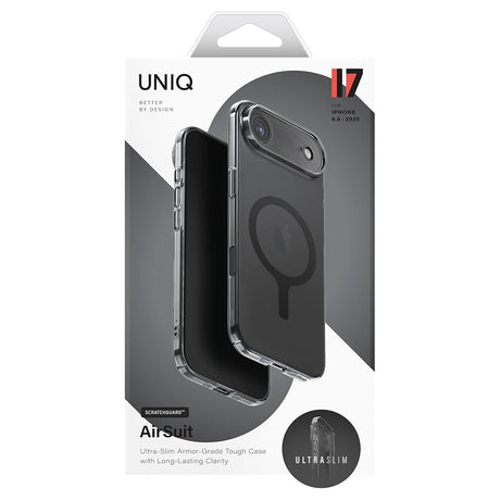 Husa de protectie UNIQ AirSuit MagClick compatibil cu iPhone 17 Pro, Negru