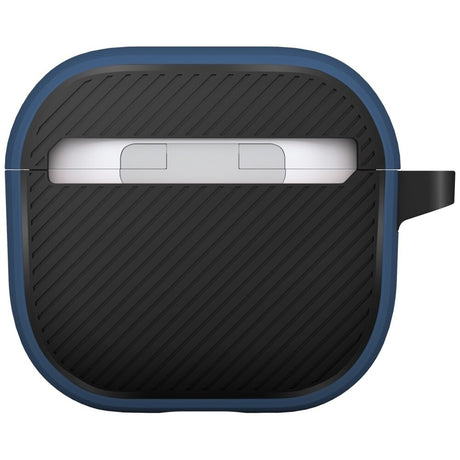 Casti UNIQ Clyde Series, AirPods 4, Albastru / Black