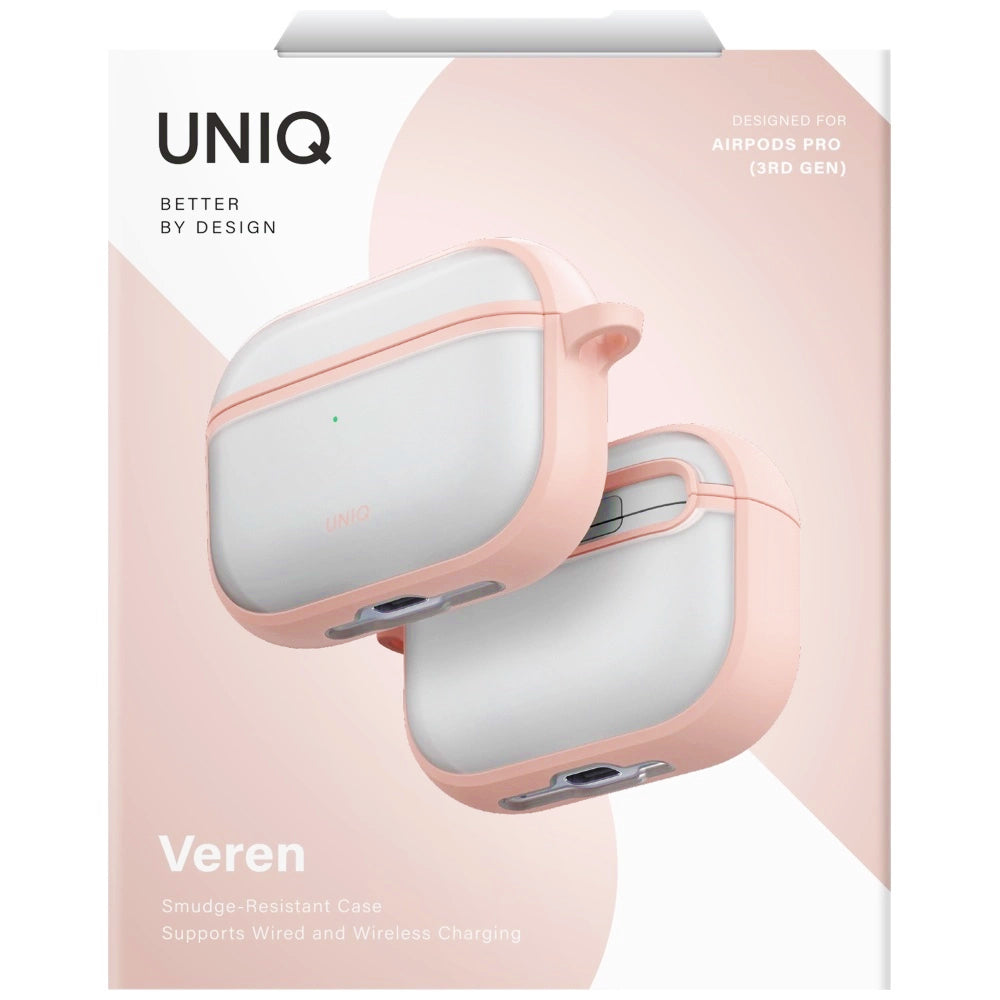 Casti UNIQ Veren Series, AirPods Pro 3, Roz