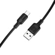 Cablu Borofone Lenny Series (BX113), USB to Type-C, Silicone, 3A, 1m, Negru