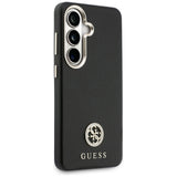 Husa de protectie Guess Rhinestone Round Logo MagSafe (GUHMS26MPGCRMDEK) compatibil cu Samsung Galaxy S26 Plus, Negru