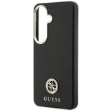 Husa de protectie Guess Rhinestone Round Logo MagSafe (GUHMS26MPGCRMDEK) compatibil cu Samsung Galaxy S26 Plus, Negru